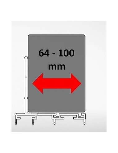 Profil L pentru compartment60 latime 66mm