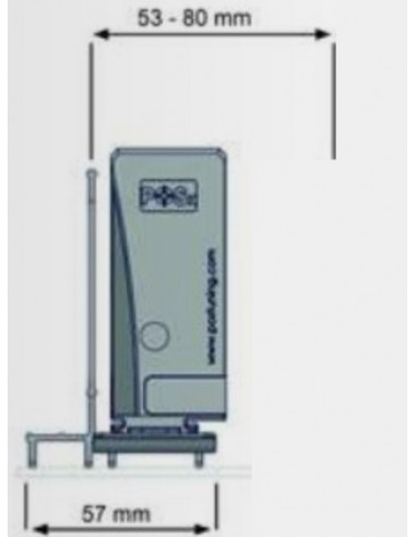 L profile for compartment90 width 57mm