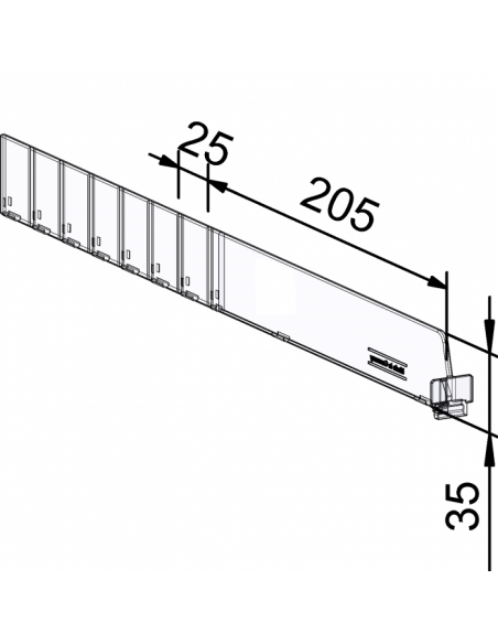 35 mm adjustable separator by Vario rupture