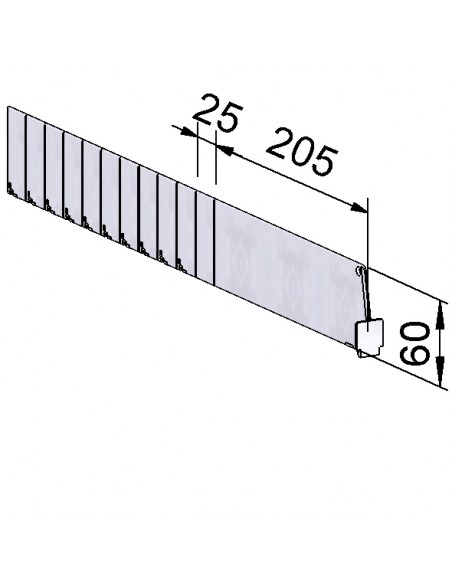 60 mm adjustable separator by Vario rupture