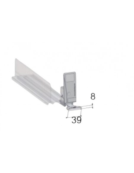 Pusher B37x95 mm for compartment C60 / C90 with front 39x8mm