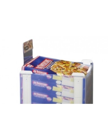 Sistem pusher vertical pentru pizza congelata